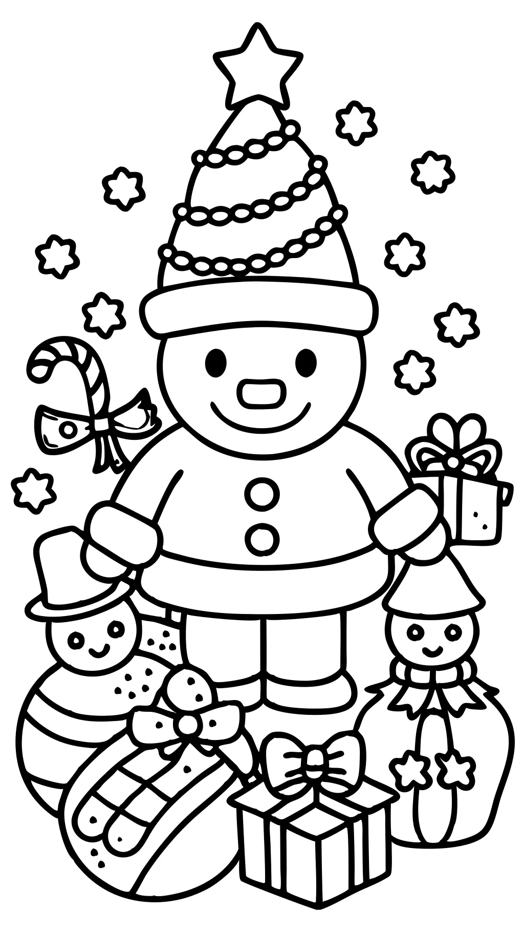 free printable christmas coloring pages